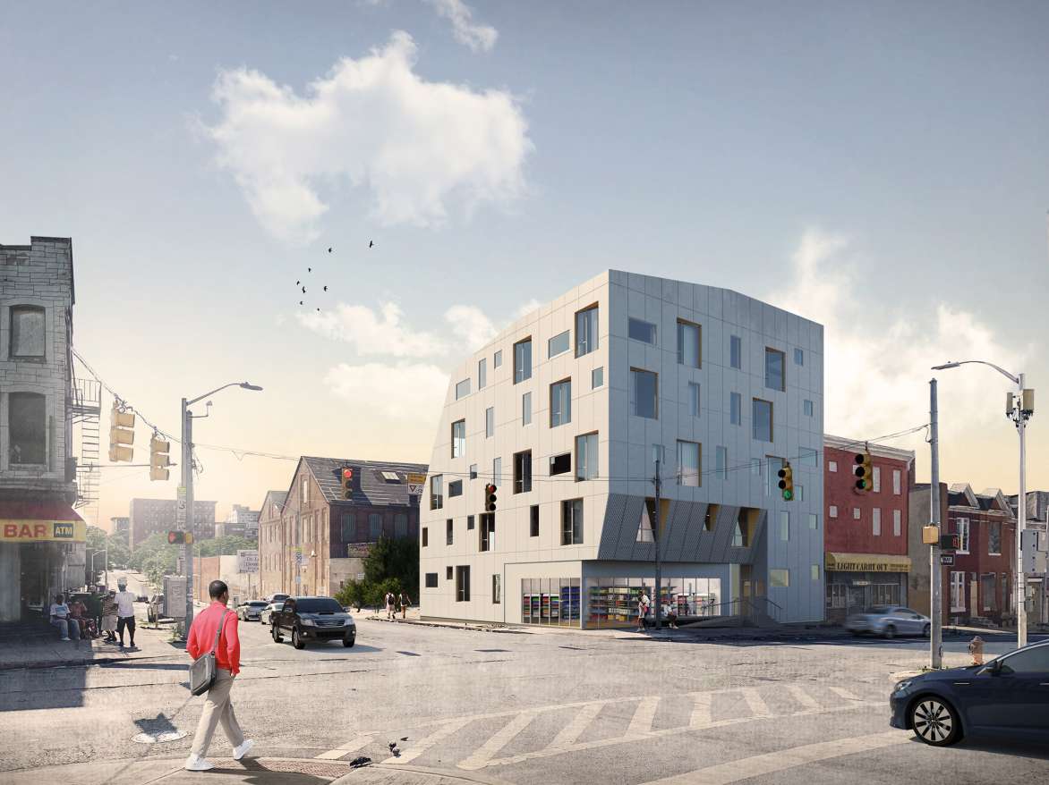 Carehaus Baltimore. Architecture by Rafi Segal Architecture + Urbanism with Marisa Morán Jahn, 2020