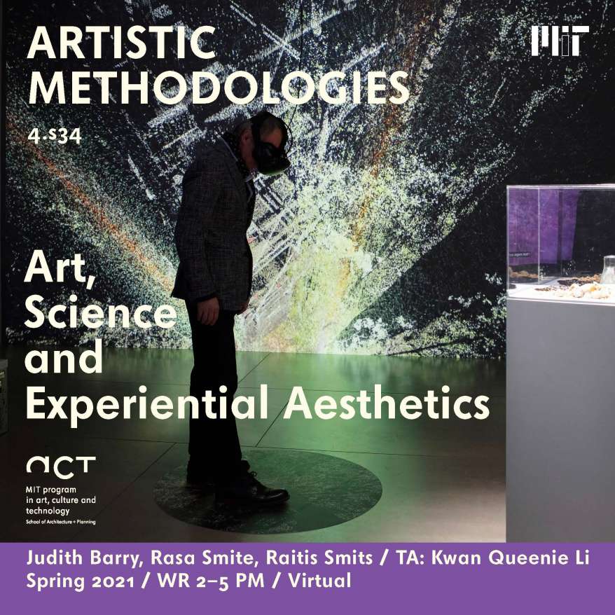 Artistic Methodologies Course Poster, Spring 2021.