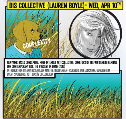 DIS Collective (Lauren Boyle) – Poster and Illustration by Mauricio Cordero.