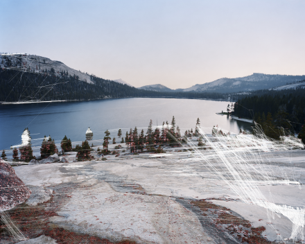 Lake Tenaya
Maximally Stable Extremal Regions; Hough Transform 2016 dye sublimation print 48×60 inches. Courtesy of the artist; Altman Siegel, San Francisco