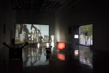 Rosa Barba: The Color Out of Space. Exhibtion Installation view: MIT List Visual Arts Center