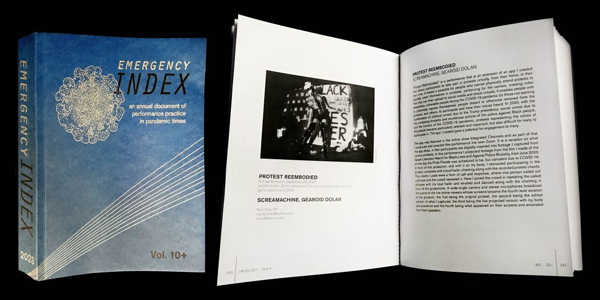 Emergency Index 10+ cover and pages. Photo by Gearóid Dolan.